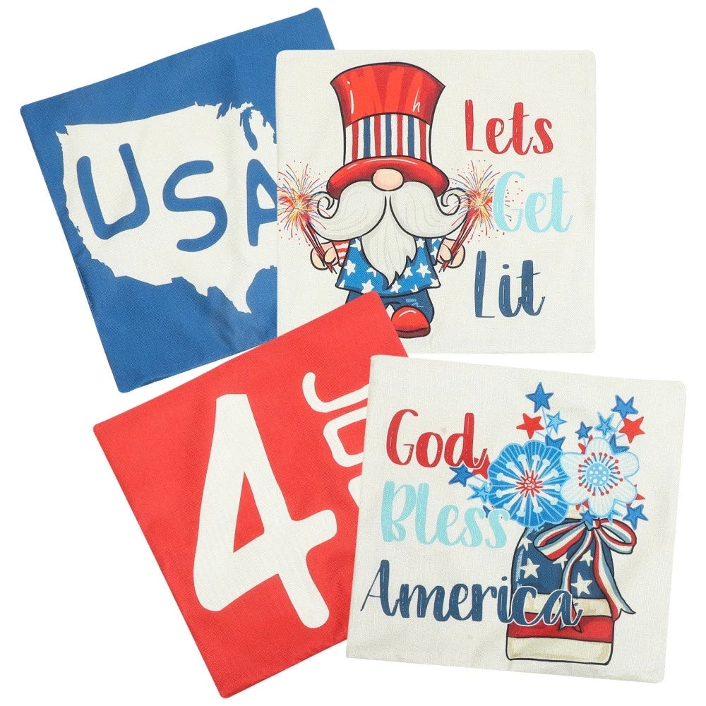 4 Pcs Decorative Pillow Cover Modern Cushion Throws for The Sofa