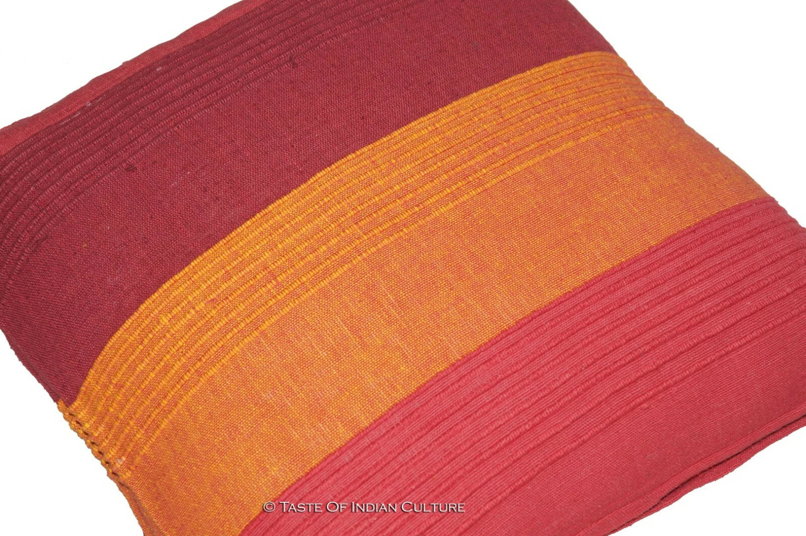 16" Cotton Printed Striped Pattern Cushion/Pillow/Sofa Throw Cover Multi Color