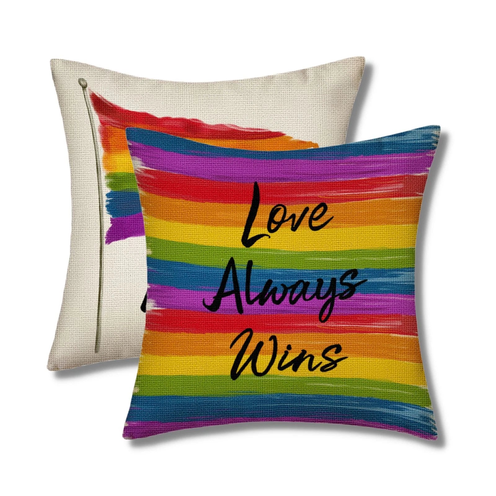 2 Pack Cushion Covers 18x18 Inches Decorative Square Throw Pillow Cover for Sofa