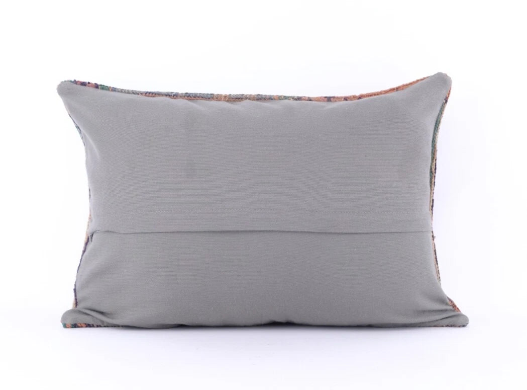 16''x24'' Turkish Kilim Pillow Cover Sofa Rug Decorative Handmade Cushion Cover