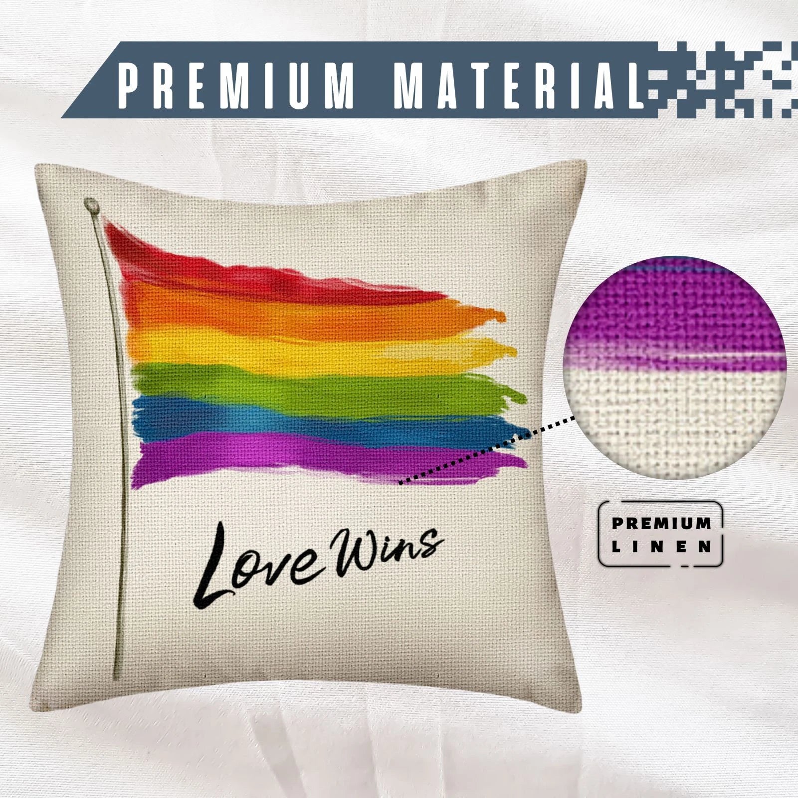 2 Pack Cushion Covers 18x18 Inches Decorative Square Throw Pillow Cover for Sofa