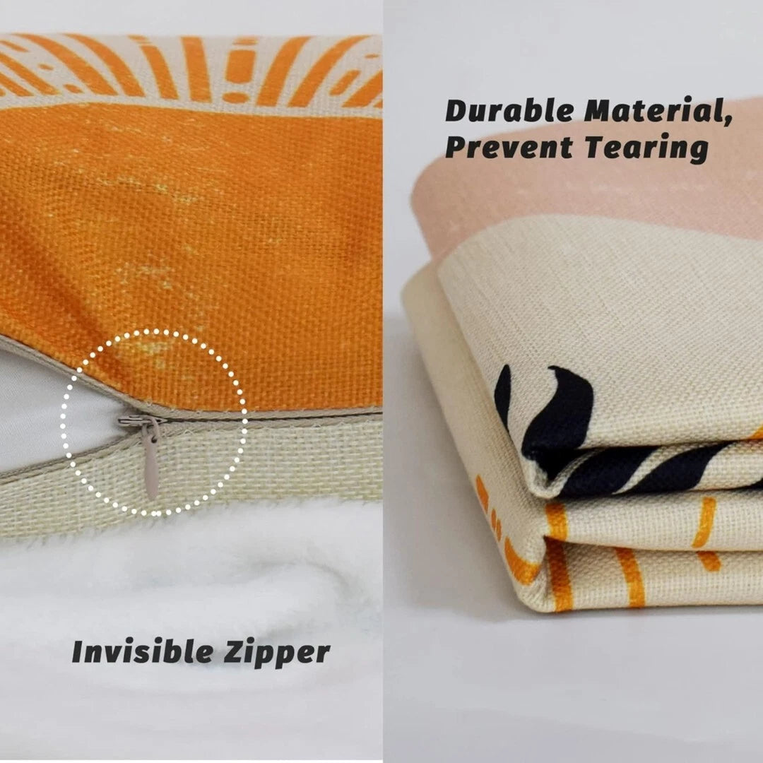 4 PACK Throw Pillow Covers Sofa Decor  Cushion Cases Premium Cushion Cover 20x20