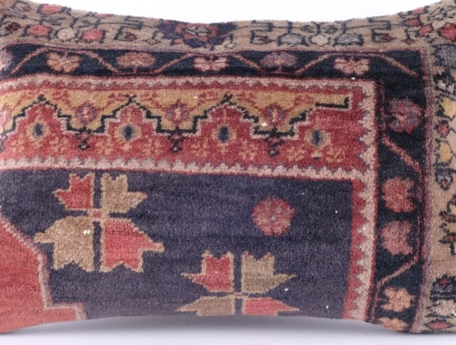16x24 Kilim Pillow Cover Turkish Handmade Tribal Aztec Anatolian Cushion Case