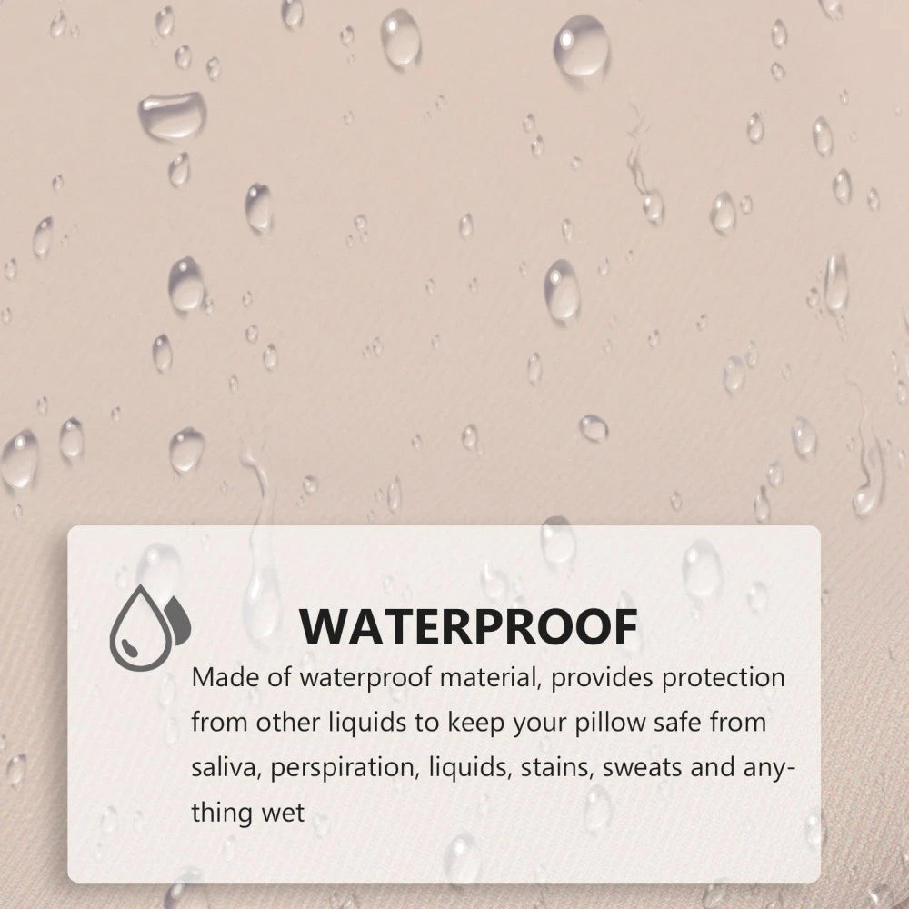 2 Pcs Waterproof Throw Pillowcase Couch Cushion Cover Protector Car