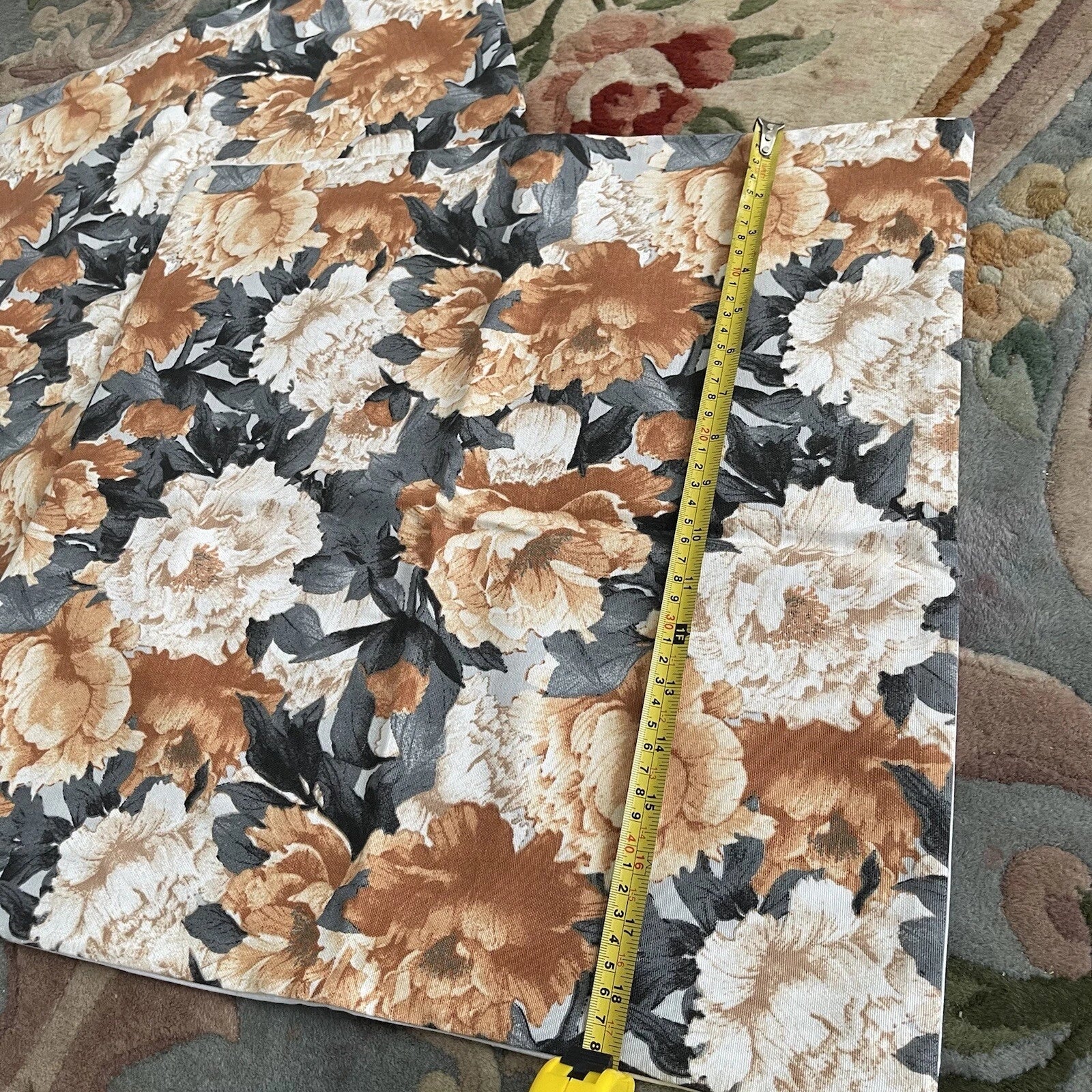 2pcs Floral Print  Cushion Cover Sofa Bed Home Decor Pillowcase Vintage Covers