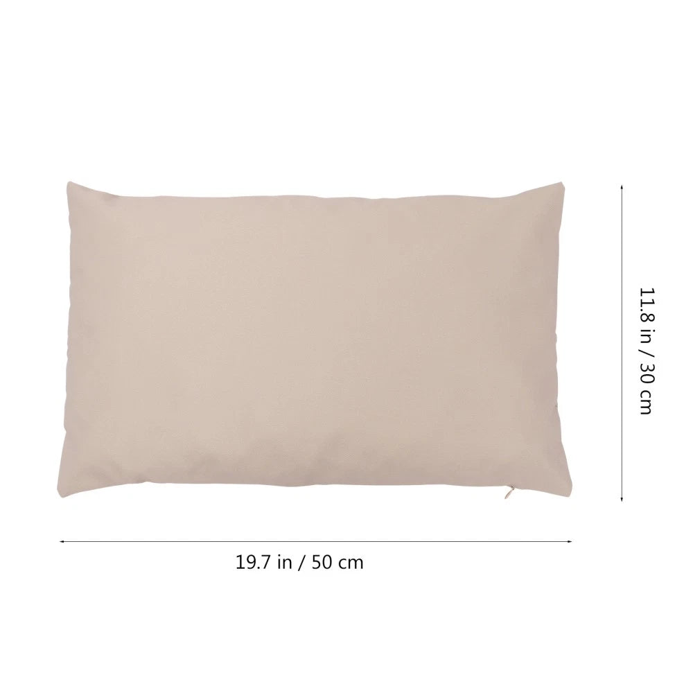 2 Pcs Waterproof Throw Pillowcase Couch Cushion Cover Protector Car