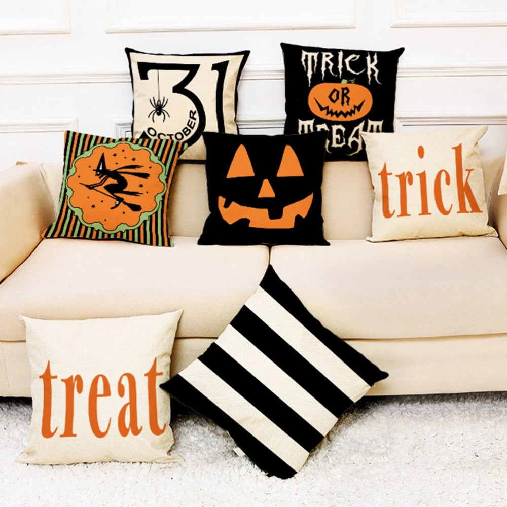 1PC Halloween Pillowcase Pillow Cover Sofa Cushion Cover Home Decoration