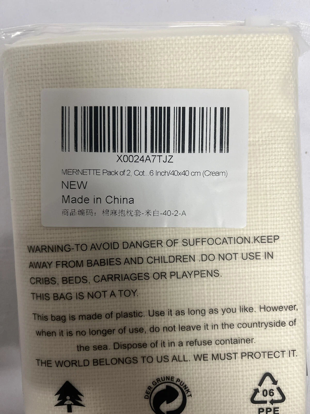 16”x16”  2PCS Cushion Cover Throw Pillow Case Home Decor Decorations Sofa Bed