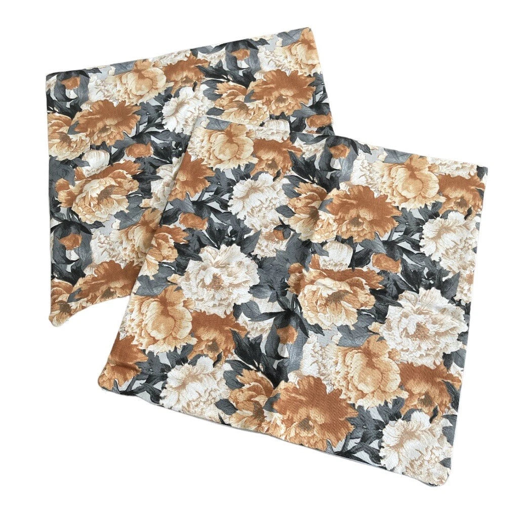 2pcs Floral Print  Cushion Cover Sofa Bed Home Decor Pillowcase Vintage Covers