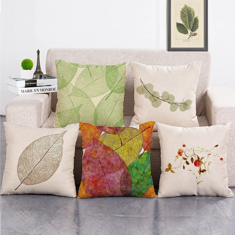 10pcs 18" Sublimation Blank Linen Pillow Case Home Sofa Car Waist Cushion Cover