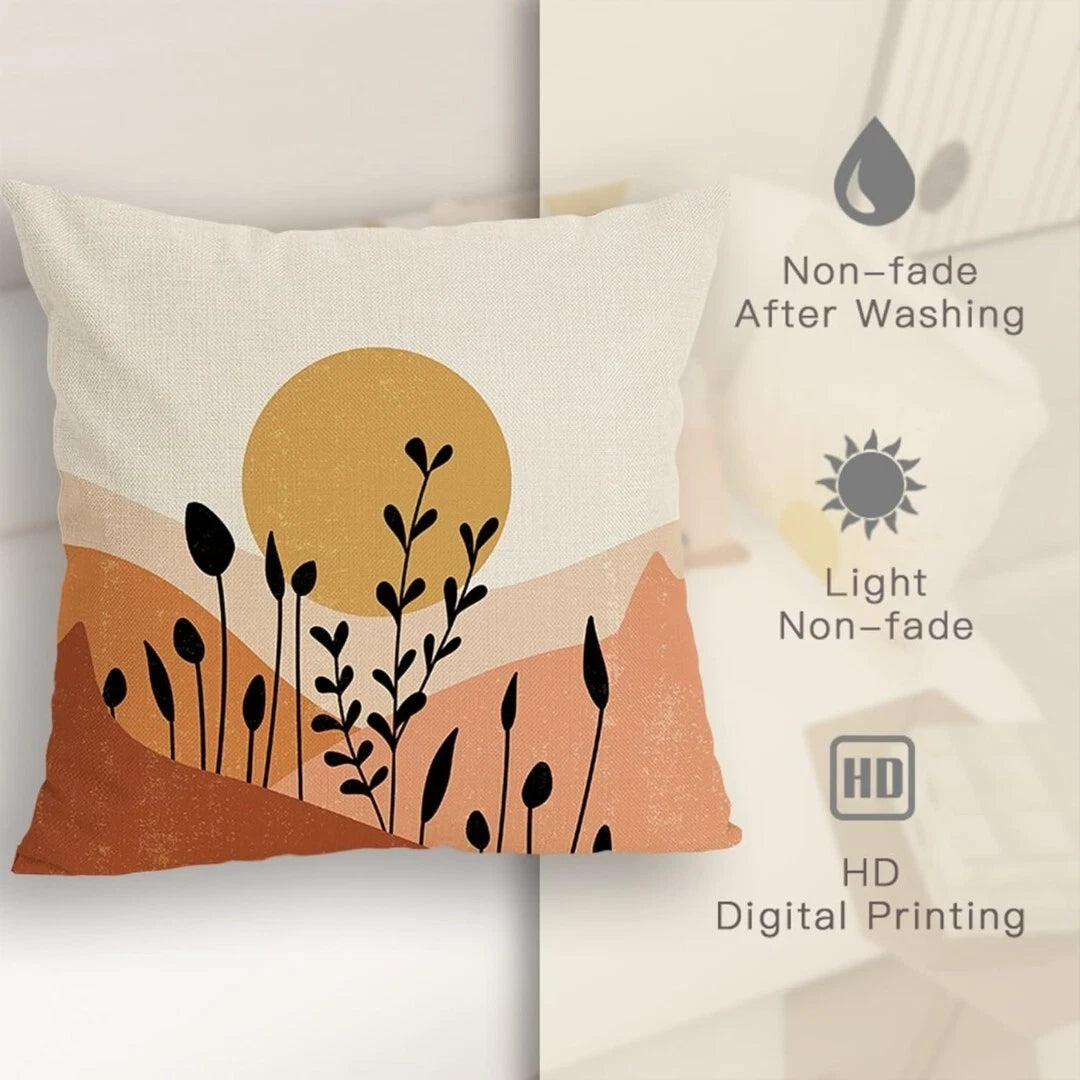 4 PACK Throw Pillow Covers Sofa Decor  Cushion Cases Premium Cushion Cover 20x20