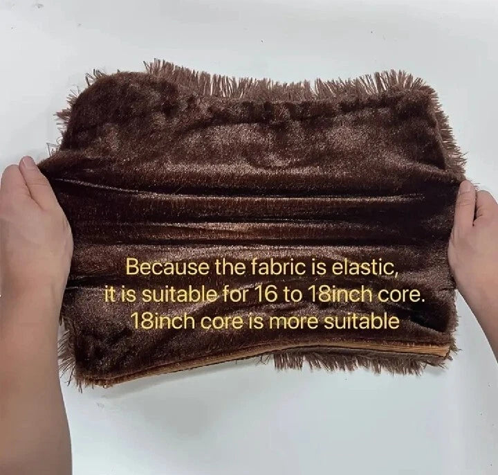 2 Pcs Black Luxury Soft Plush Square cushion cover Cases 16 "×16 "Home Decor new