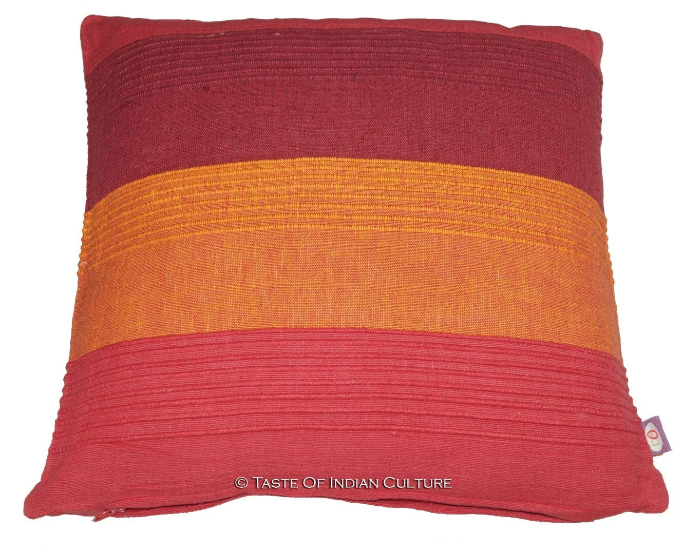 16" Cotton Printed Striped Pattern Cushion/Pillow/Sofa Throw Cover Multi Color