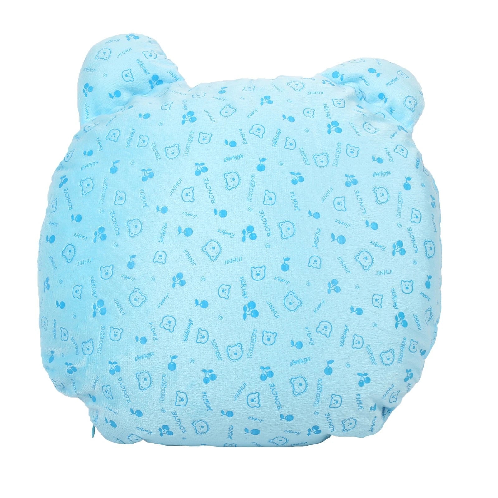 10Pcs Blue Bear Sublimation Blank Pillow Case Sofa Car Room Decor Cushion Cover