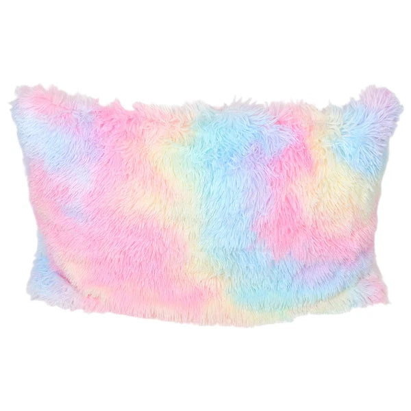 Plush Pillowcase Shaggy Fleece Cases Fluffy Cushion Cover Couch Covers