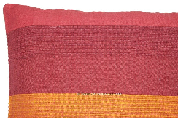 16" Cotton Printed Striped Pattern Cushion/Pillow/Sofa Throw Cover Multi Color