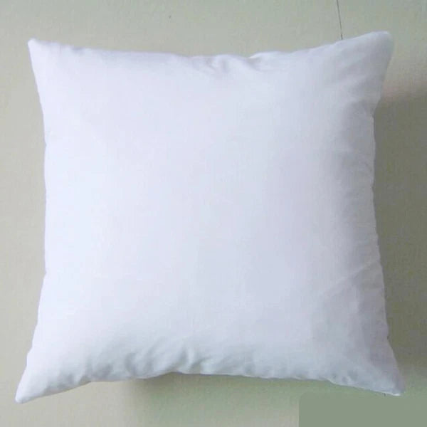 10Pcs 20" White Sublimation Blank Pillow Case Sofa Waist Cushion Cover DIY Gift