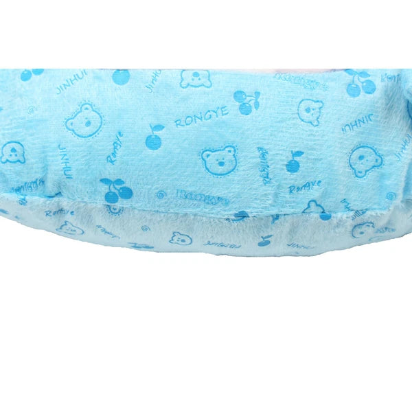 10Pcs Blue Bear Sublimation Blank Pillow Case Sofa Car Room Decor Cushion Cover