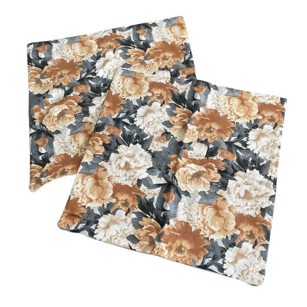 2pcs Floral Print  Cushion Cover Sofa Bed Home Decor Pillowcase Vintage Covers