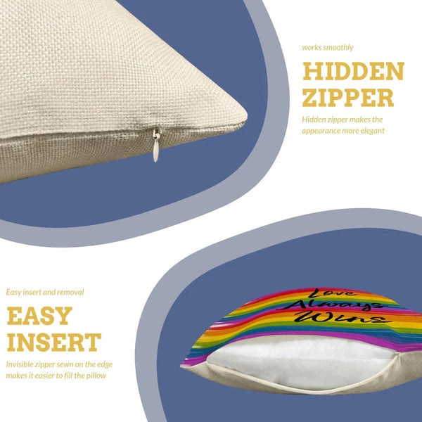 2 Pack Cushion Covers 18x18 Inches Decorative Square Throw Pillow Cover for Sofa