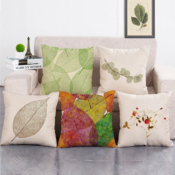 10pcs 18" Sublimation Blank Linen Pillow Case Home Sofa Car Waist Cushion Cover