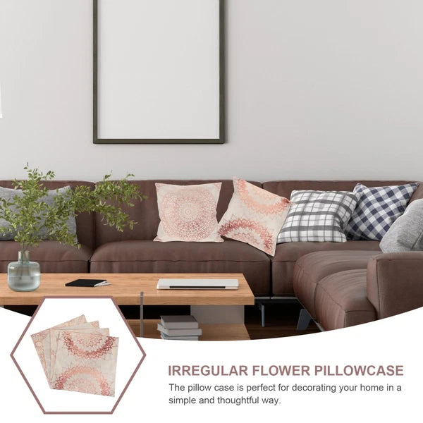 4 Pcs Pillowcase Decoration Office Decorative Sofa Bed Cushion Cover