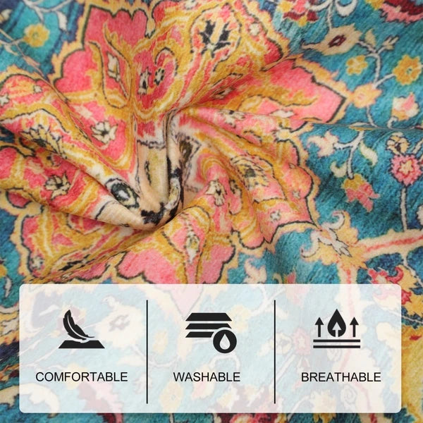 2 Pcs Pillow Case Cushion Cover Boho Style Ethnic Covers Sofa Bed