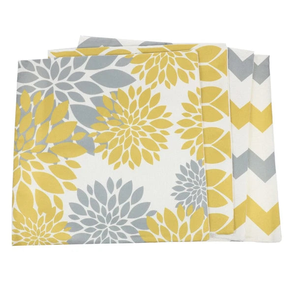 4 Pcs Pillow Case Office Linen Sofa Pillowcase Bed Cushion Cover