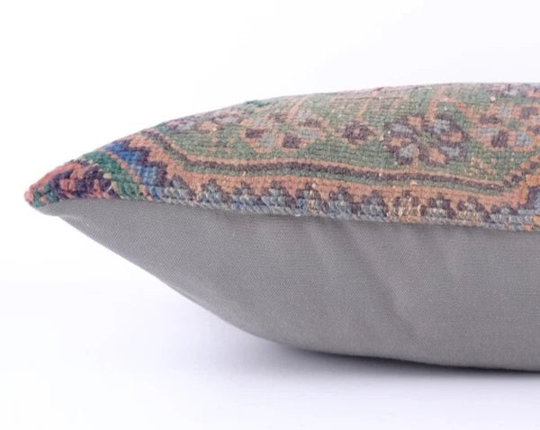 16''x24'' Turkish Kilim Pillow Cover Sofa Rug Decorative Handmade Cushion Cover