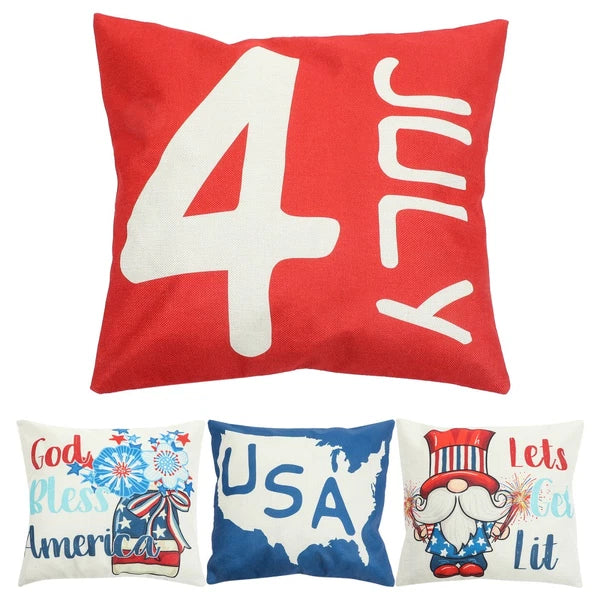 4 Pcs Decorative Pillow Cover Modern Cushion Throws for The Sofa