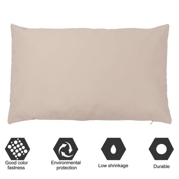 2 Pcs Waterproof Throw Pillowcase Couch Cushion Cover Protector Car