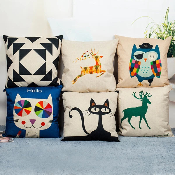 20Pcs 20" x 20" Sublimation Blanks Pillow Case Sofa Waist Throw Cushion Cover