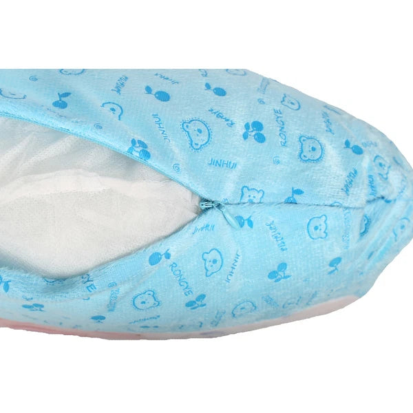 10Pcs Blue Bear Sublimation Blank Pillow Case Sofa Car Room Decor Cushion Cover