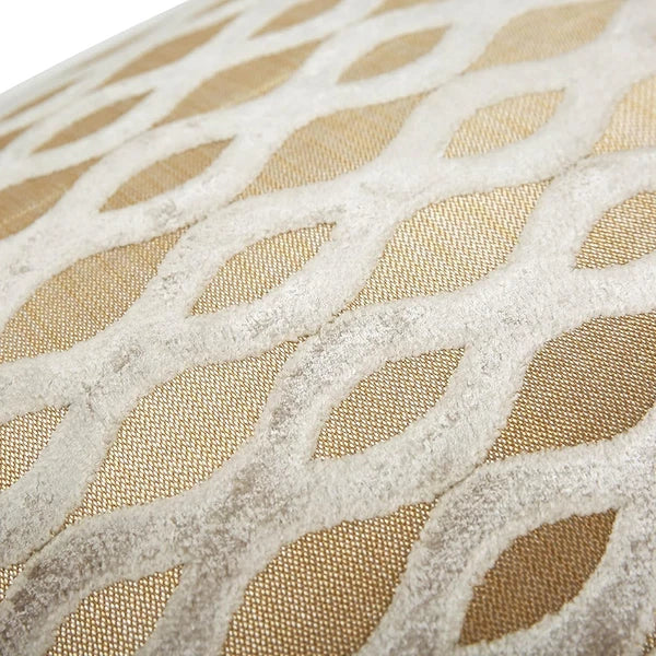 22X22 Beige Pillow Covers, Gold Cushion Throw Velvet Covers,Velvet Beige Gold Sq