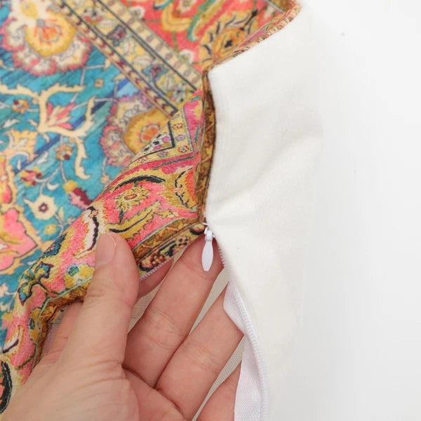 2 Pcs Pillow Case Cushion Cover Boho Style Ethnic Covers Sofa Bed