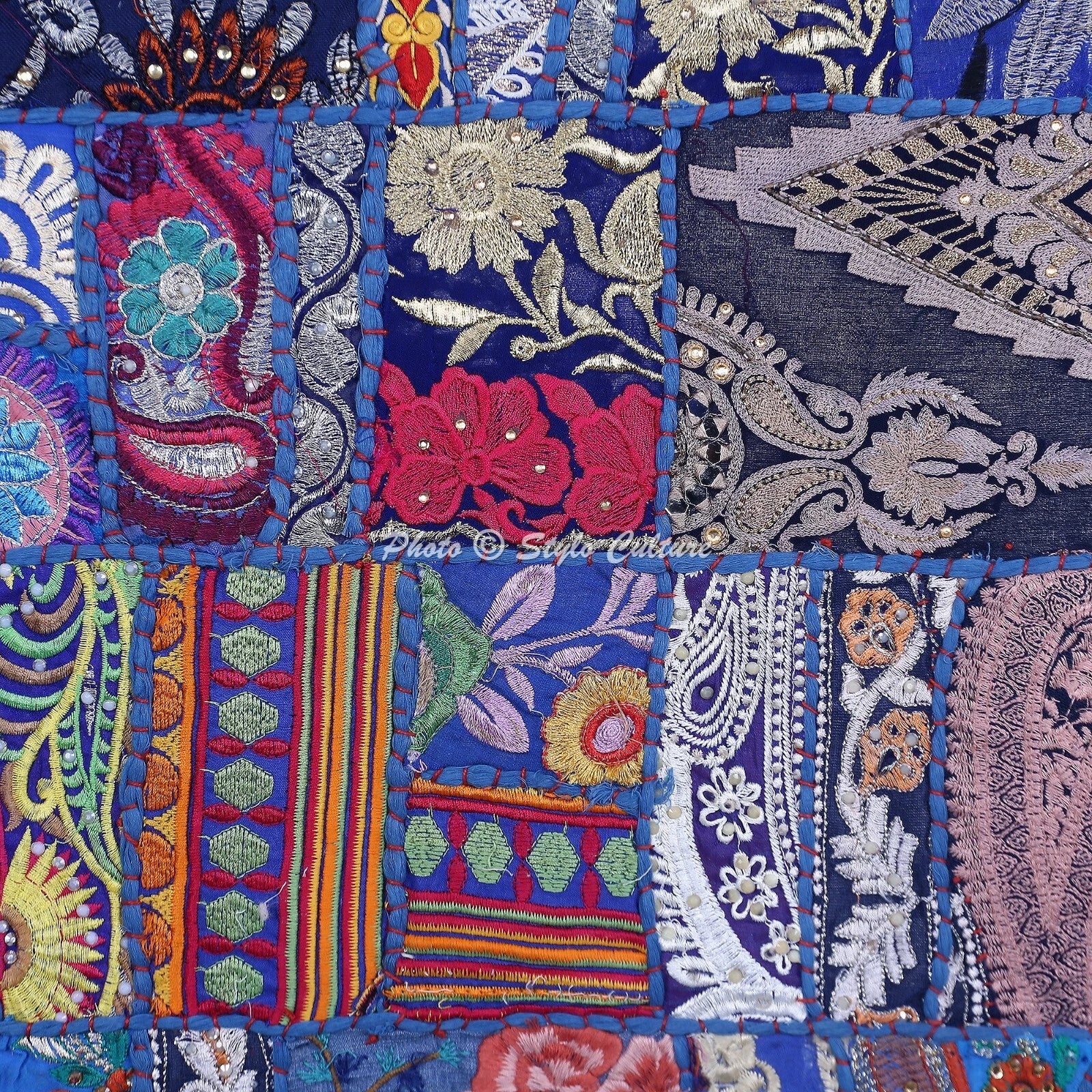 New Home Decor Patchwork Vintage 20 x 20 in Pillow Cover Case Cushion Room