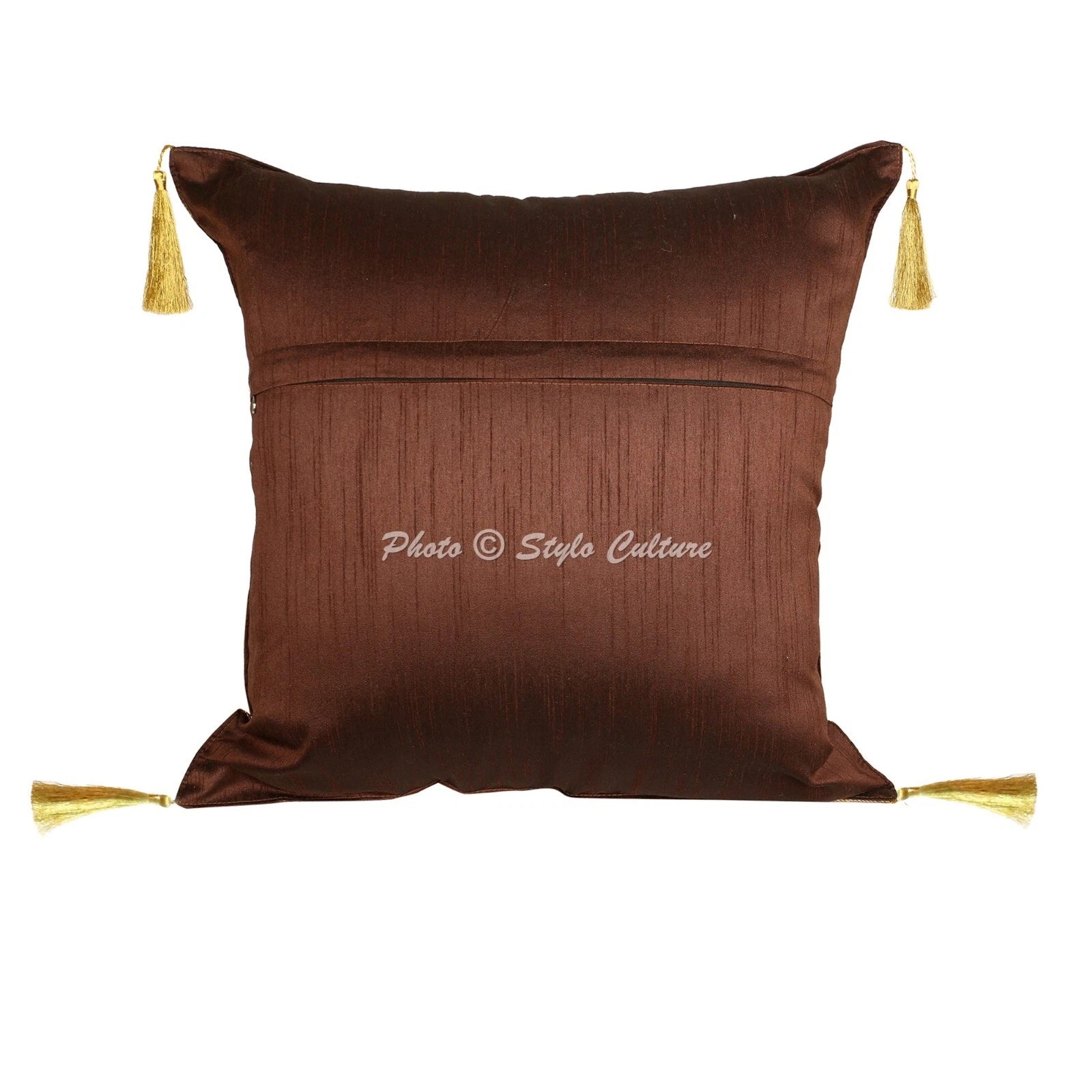 Home Decor Bohemian Brocade Jacquard 18 x 18 in Pillow Cover Case Cushion Room