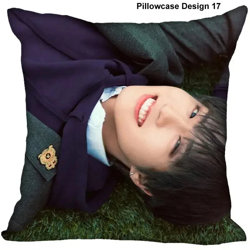 Han Jisung Pillow Case Wedding Decorative Sofa Cushion Cover Kpop Stray Kids Toy