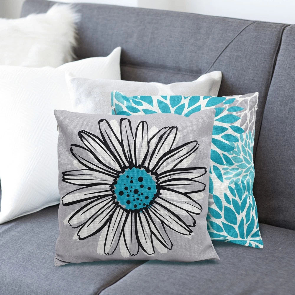 4Pcs Decorative Pillows Case Cushion Cover Couch Pillowcases Bed Pillowcases