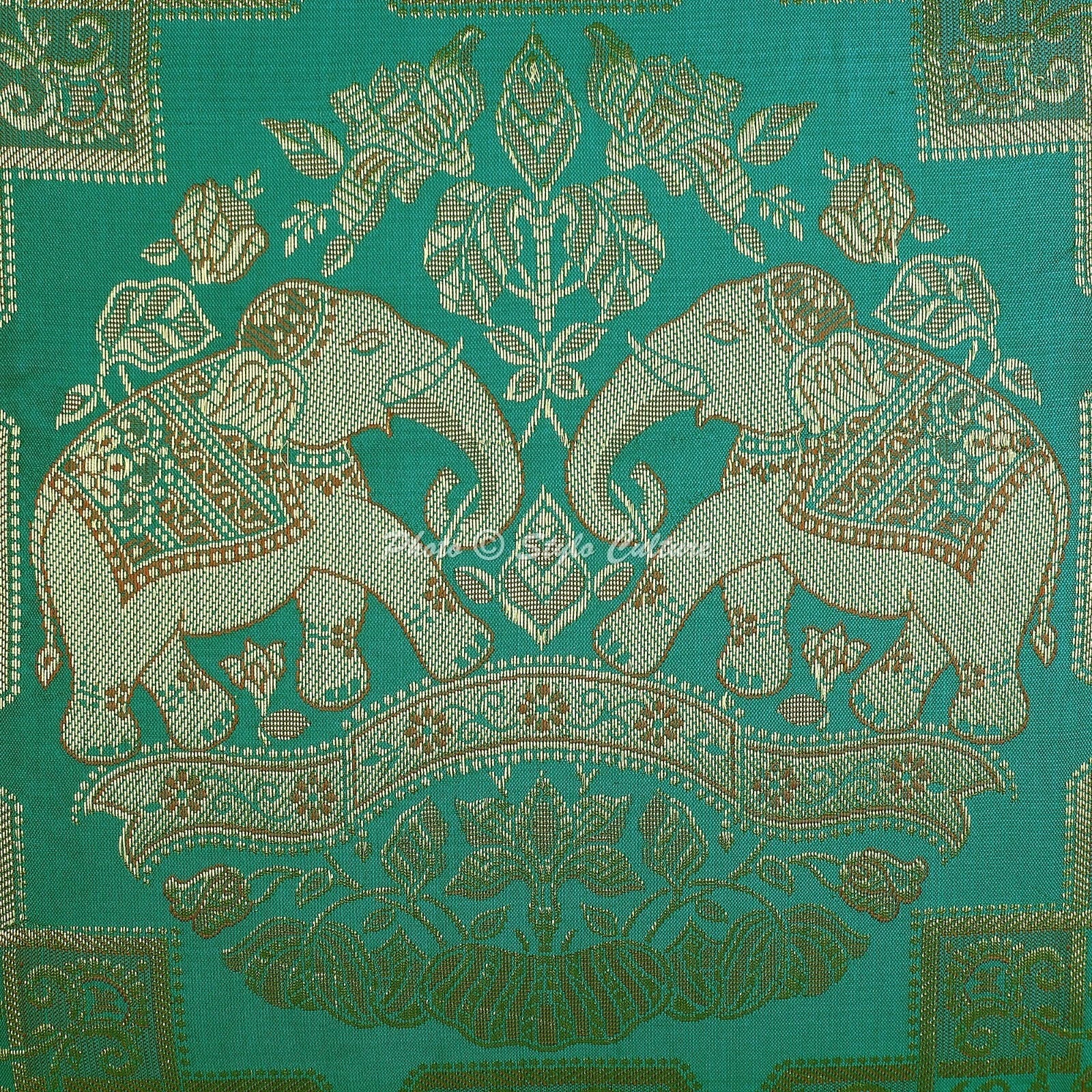 Decorative Brocade Jacquard Cushion Cover Elephant Pillow Cases For Home Decor