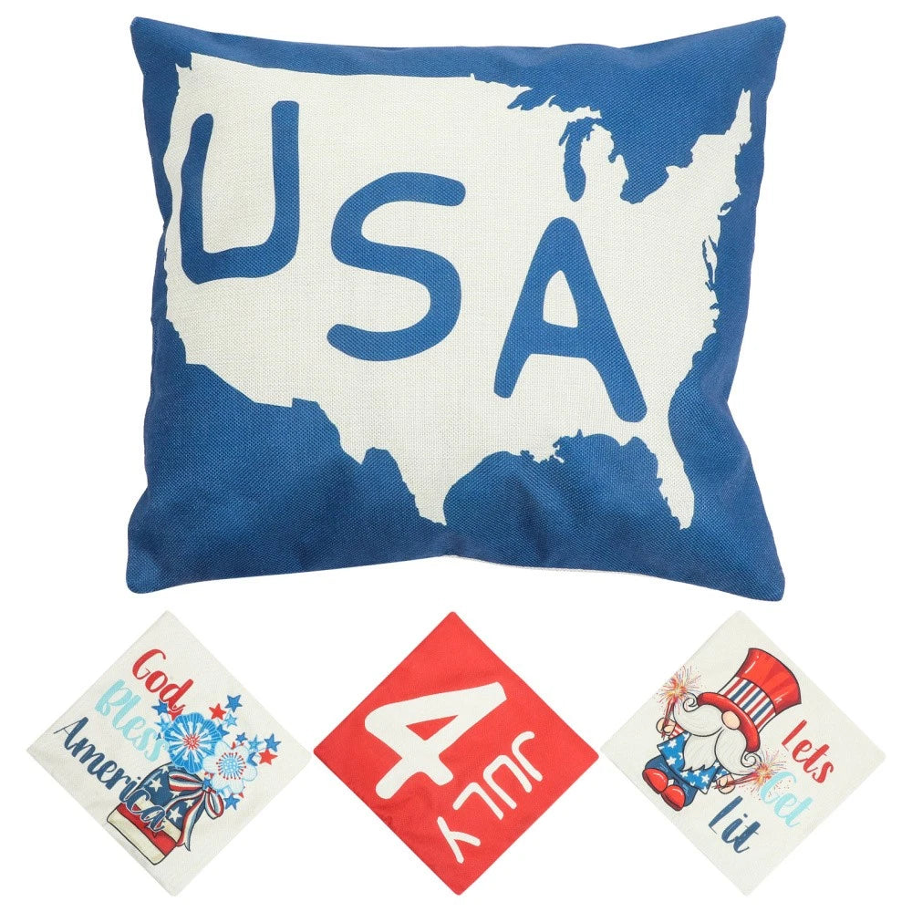 4 Pcs Decorative Pillow Cover Modern Cushion Throws for The Sofa