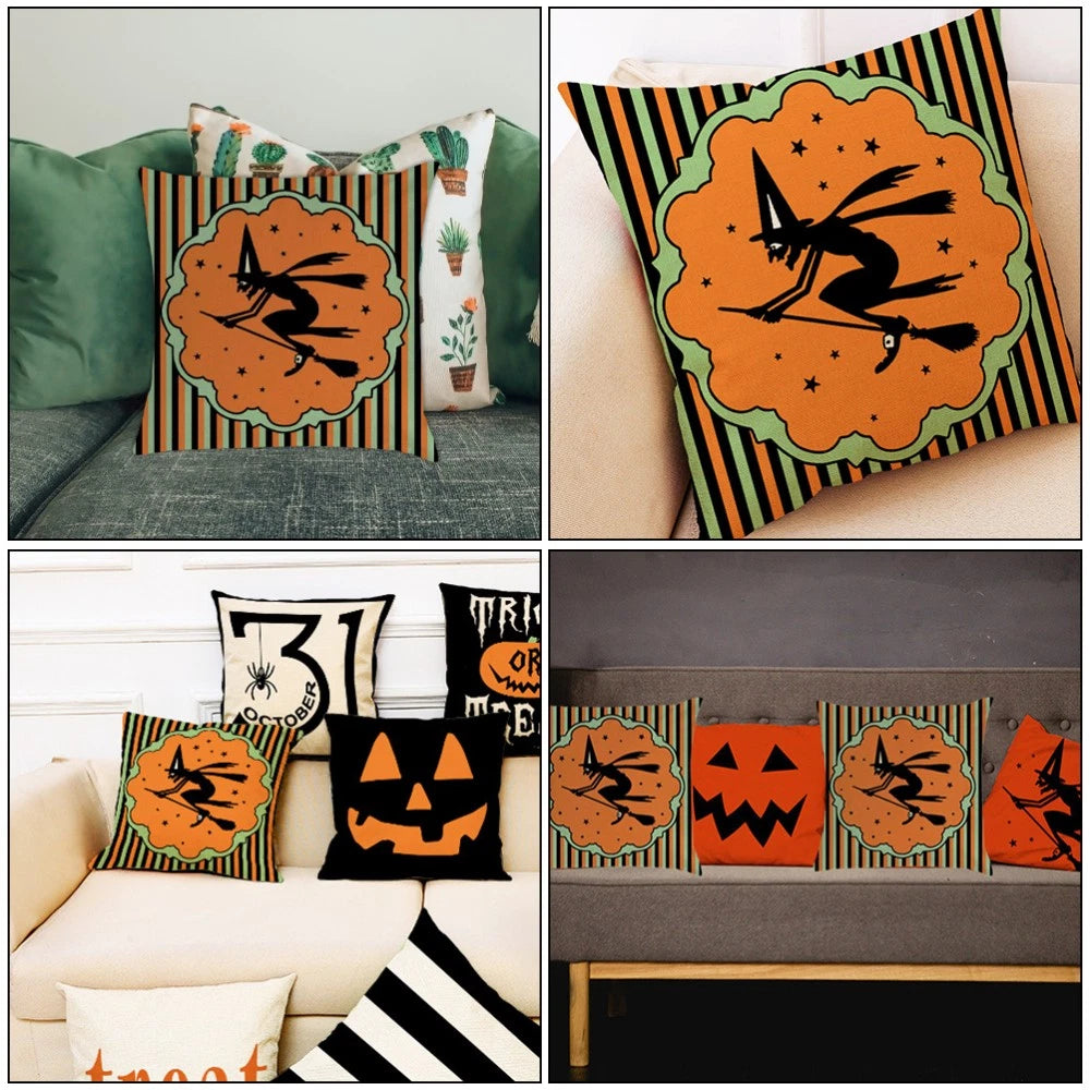 1PC Halloween Pillowcase Pillow Cover Sofa Cushion Cover Home Decoration