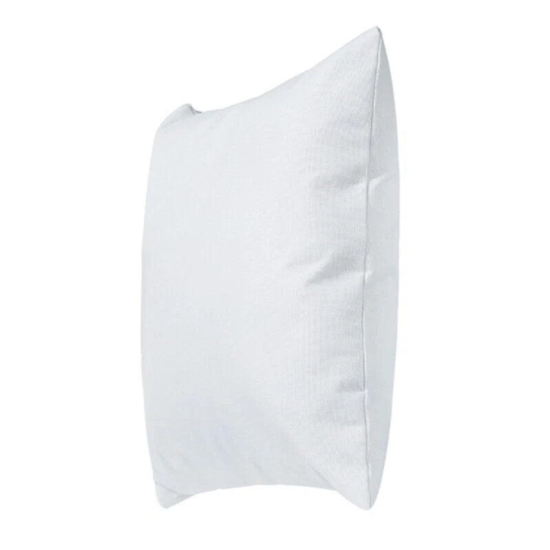 50pcs 40x40cm Blank White Linen Sublimation Blank Pillow Case Sofa Cushion Cover