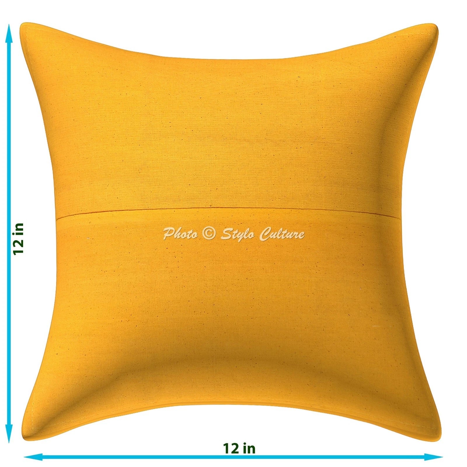 Decorative Home Decor 12 x 12 in Boho Cushion Cover Vintage Sofa Pillow Case