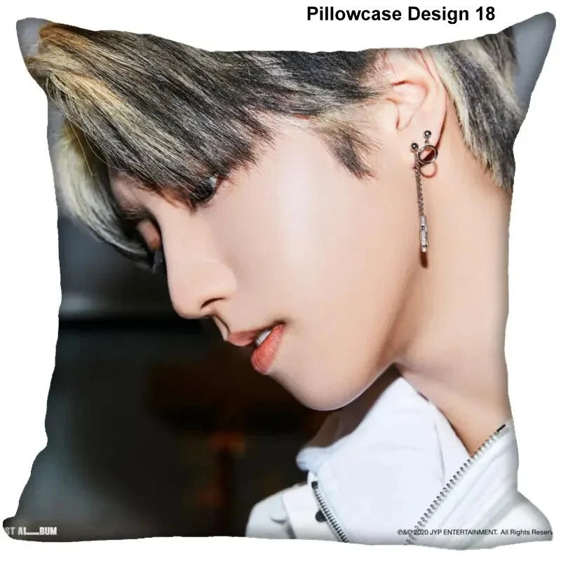 Han Jisung Pillow Case Wedding Decorative Sofa Cushion Cover Kpop Stray Kids Toy