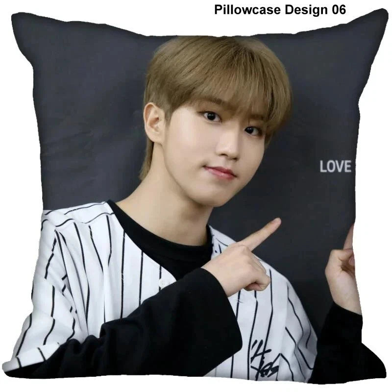 Han Jisung Pillow Case Wedding Decorative Sofa Cushion Cover Kpop Stray Kids Toy