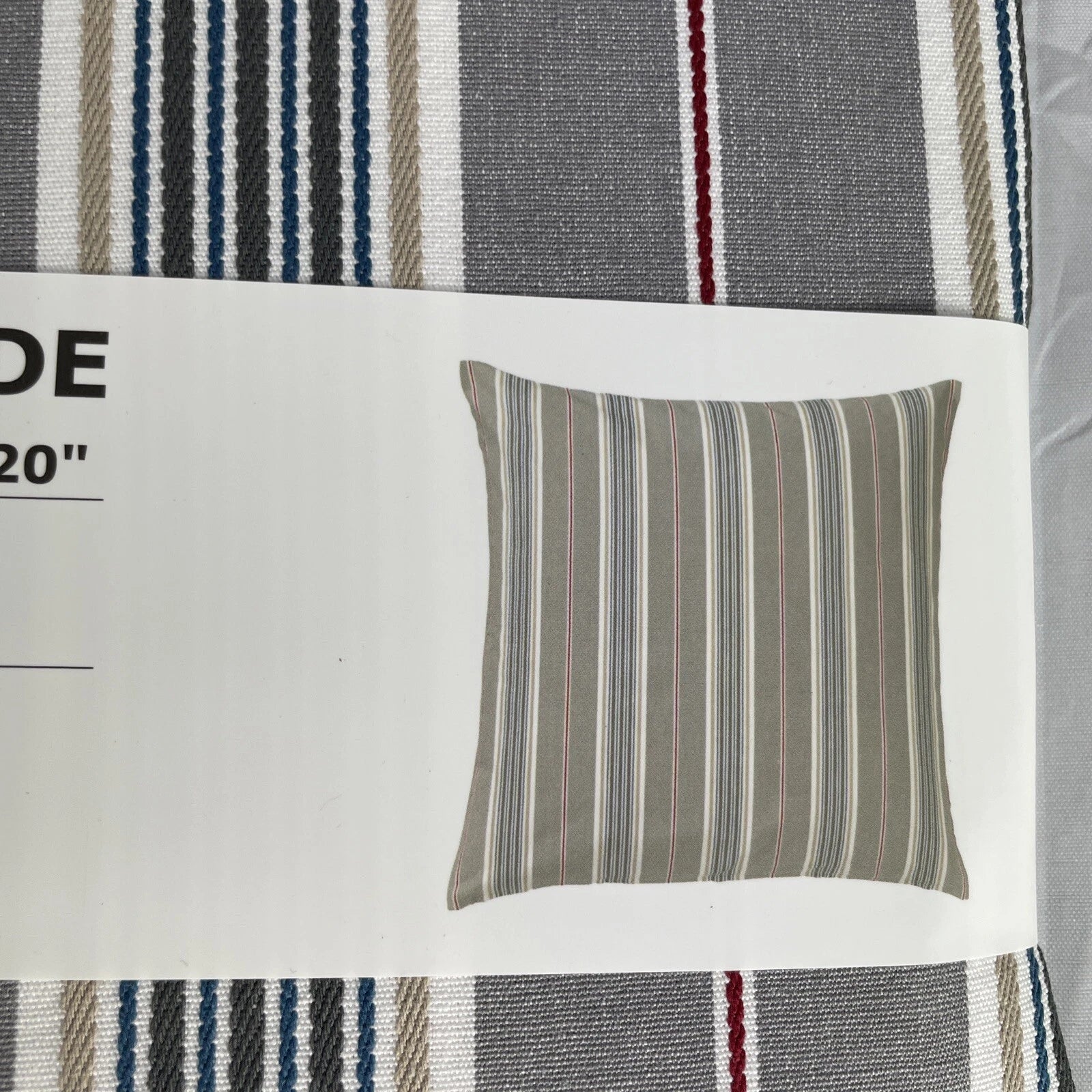 Set of 2: IKEA DAGGVIDE Couch Cushion Cover, 20x20" Sofa Pillow