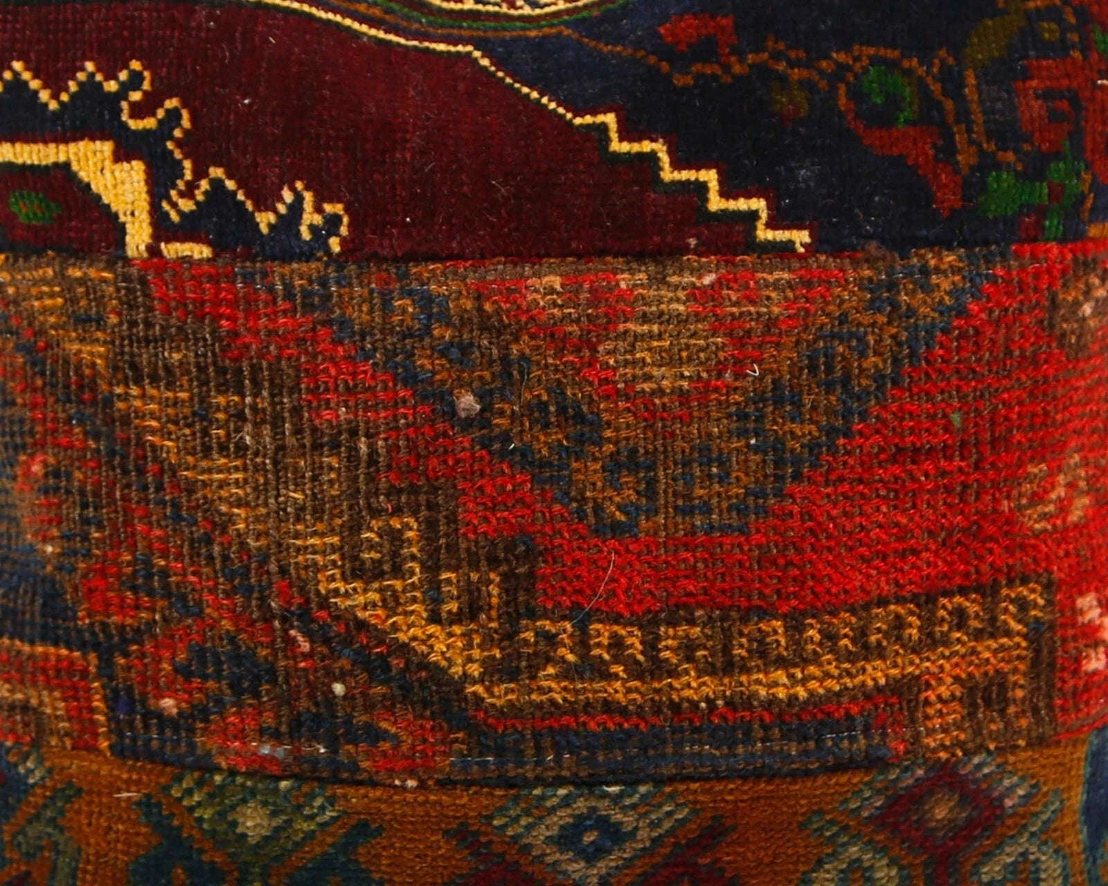 Embroidered Cushion Cover Kilim Pillow Cushion Case Throw Sofa Decor Square 16"