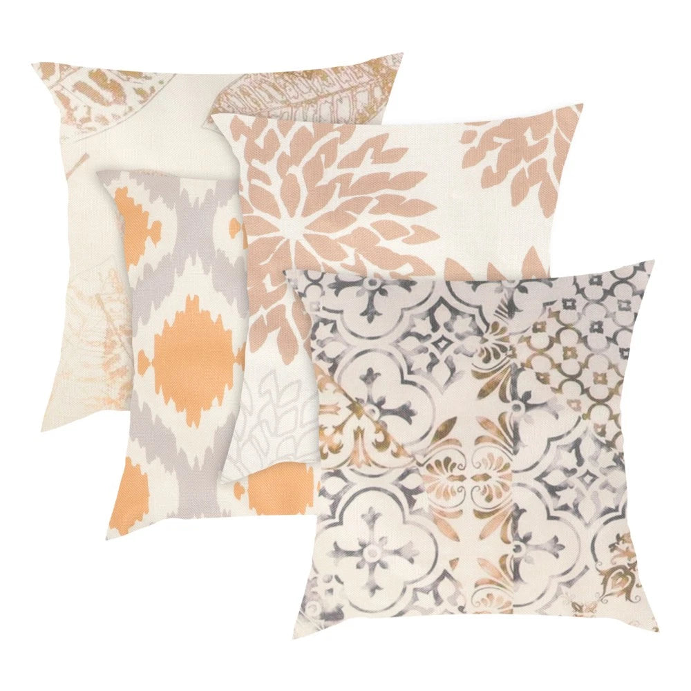4Pcs Couch Pillow Covers Square Pillow Cases Couch Cushion Cover