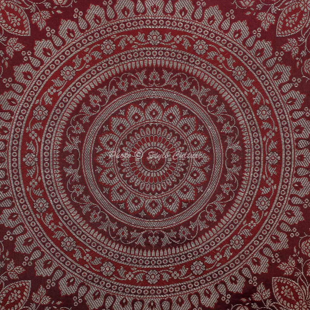 Cushion Cover Boho Brocade Jacquard 16 x 16 in Hippie Sofa Car Pillow Case